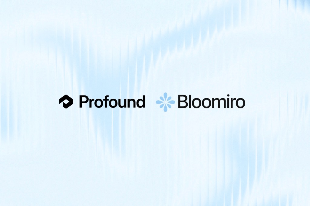 Profound and Bloomiro logos side by side for an AI visibility tool comparison